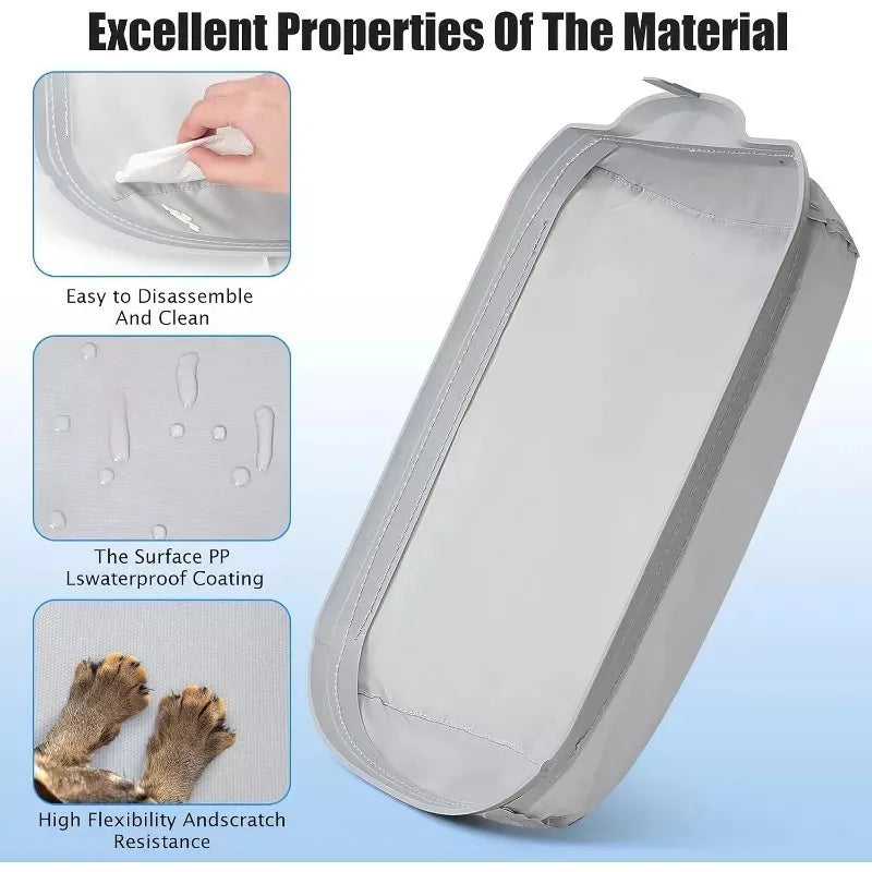 Cat Litter Box Pad Waterproof Litter Mat Self Cleaning Litter Box Pad Litter Box Replacement Pad 2 Pack Cat Litter Box Pads