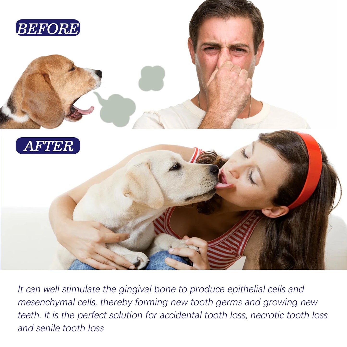 Yegbong Pet Dental Care Toothpaste Promote Pet Oral Health Protect Gum Non-irritating Remove Teeth Stains Reduce Odor Toothpaste