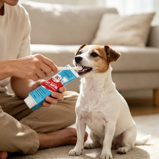 YEGBONG Pet Toothpaste Clean Pet Tooth Surface Gently Remove Residual Dirt Eliminate Bad Breath Protect Gums Pet Oral Care Paste