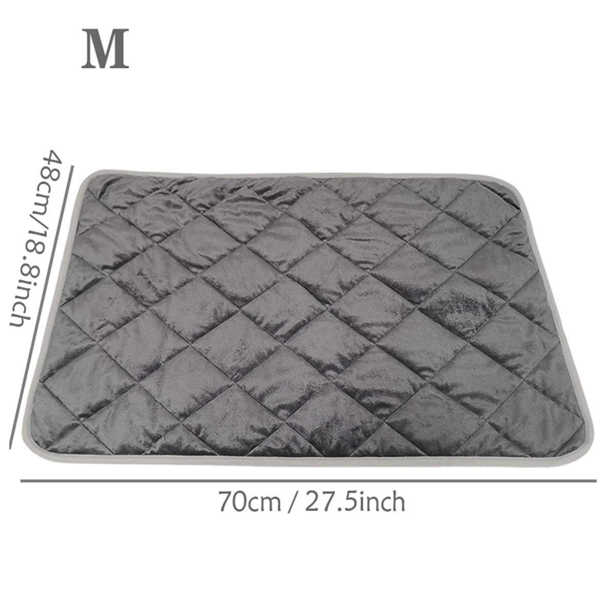 Winter Soft Thermal Pet Pad with Non-Slip Bottom Washable Non Electric Pet Blanket for Outdoor and Indoor Kittens Puppy