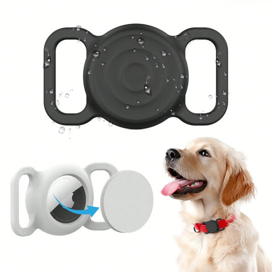 Airtag Locator Protective Case, Apple GPS Tracker Anti-Lost Protector Shell For Airtag 2nd Gen, Silicone Pet Cat Dog Collar Backpack