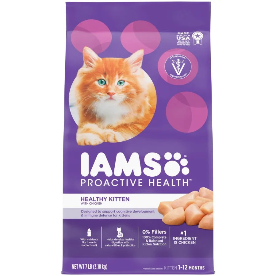 Proactive Health Chicken Dry Cat Food For Kittens, 7 Lb Bag