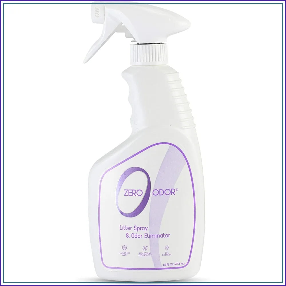 Permanently Eliminate Litter Odors with Patented Molecular Technology, Pet Safe, 16oz (400+ Sprays)