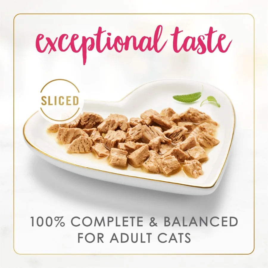Purina Sliced Kitten Food, Wet Cat Food, Chicken Feast in Gravy, 3 oz Can, 24 Pack