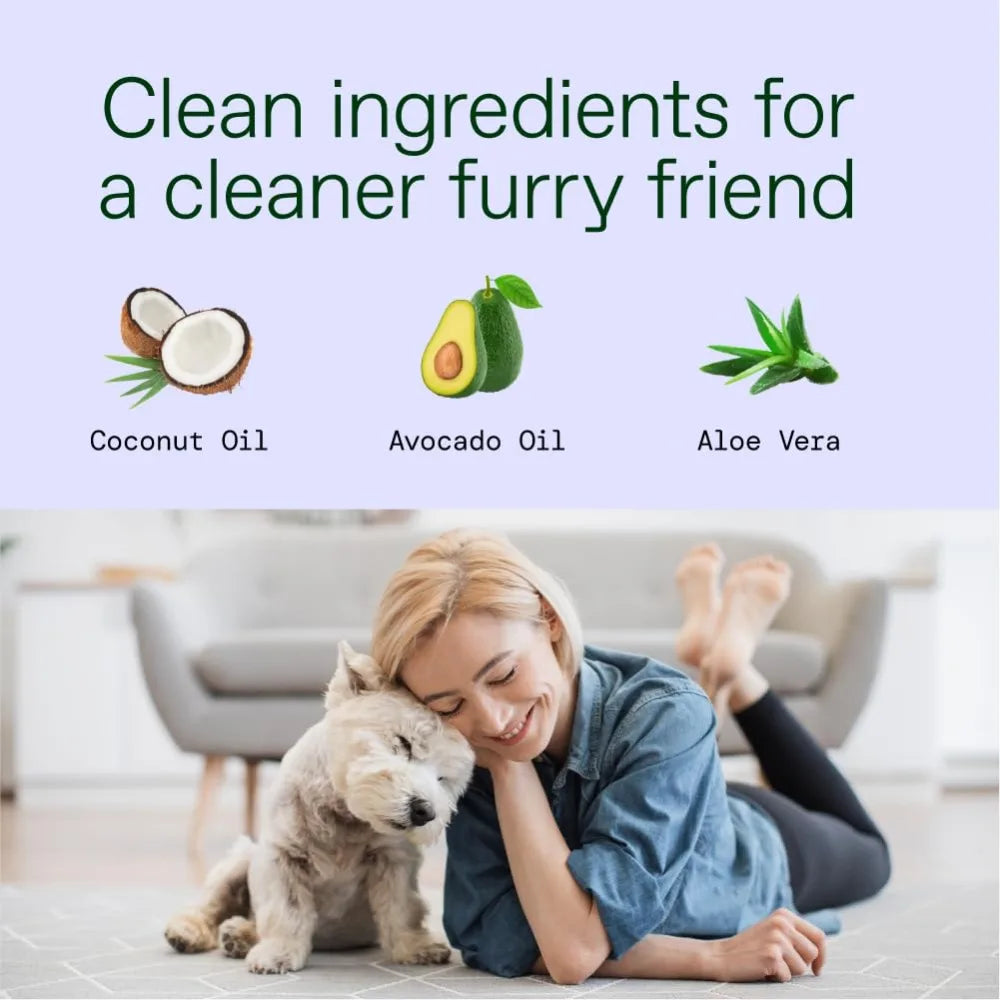 Hypoallergenic All-Natural Multi-Purpose Pet Wipes, Unscented 50ct