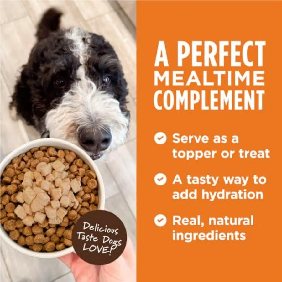 Healthy Cravings Grain Free Recipe Variety Pack Natural Wet Dog Food Topper by Nature's Variety, 3 oz. Pouches Pack of 12
