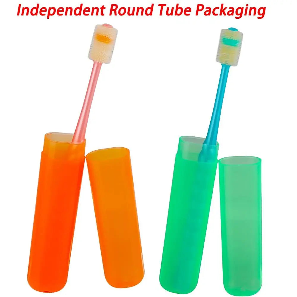4 Pcs 360-Degree Small Dog and Cat Soft Toothbrush Silicone Deep Pet Teeth Cleaning Kit