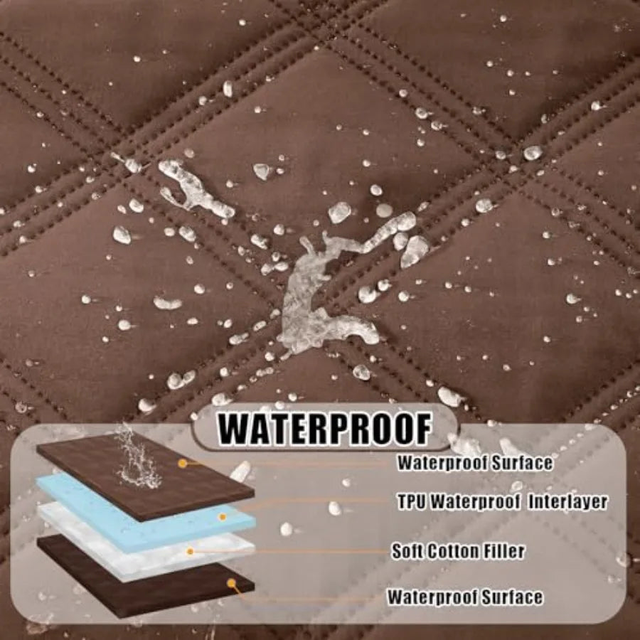 Waterpro Dog Bed Cover Blanket, St Reversible Pet Blanket, Washable Leakpro Cats Dogs Couch Cover for Sa, Couch, Furniture