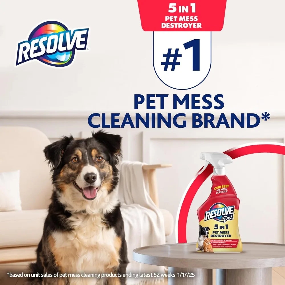 Pet Carpet Cleaner Spray – Removes Stains & Odors Up to 7 Days Old, 22oz