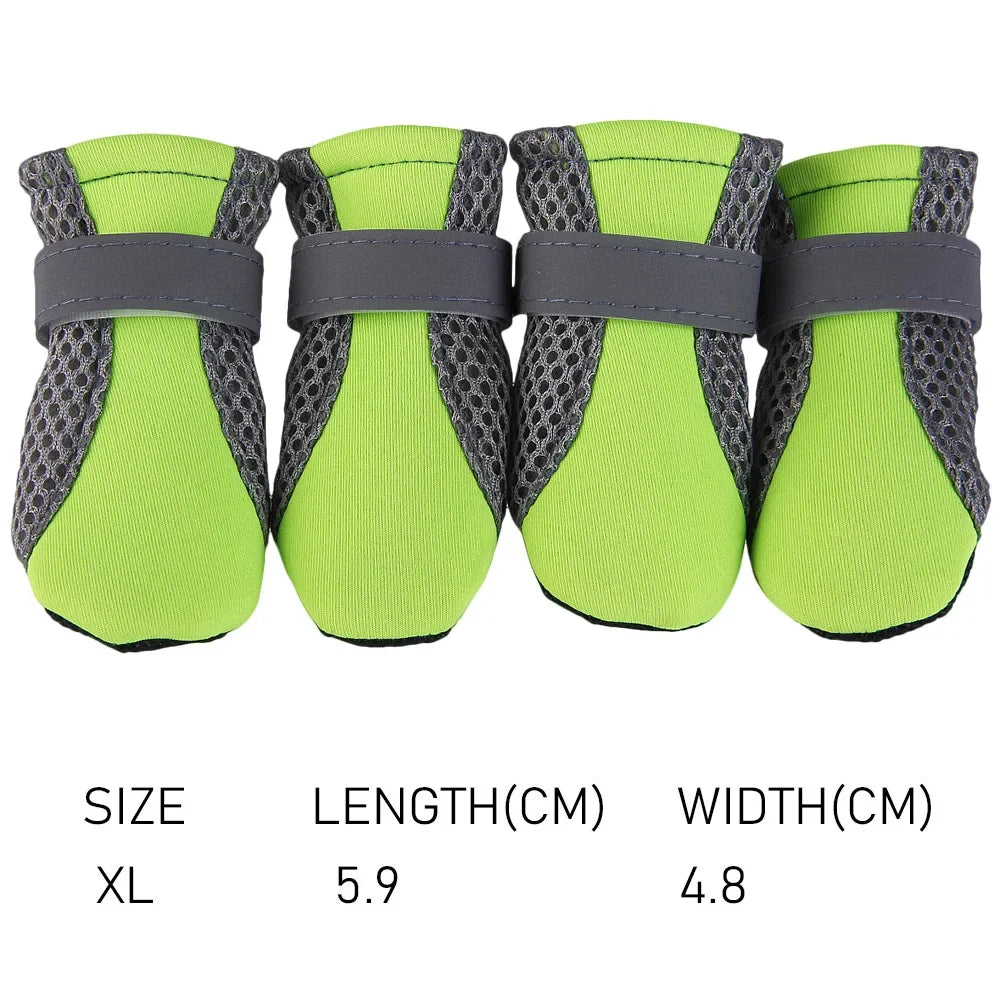 Non-Slip Dog Sport Shoes Pet Paw Protector Puppy Waterproof Casual Anti-skid Sneakers Dog Breathable Booties for Pet Supply