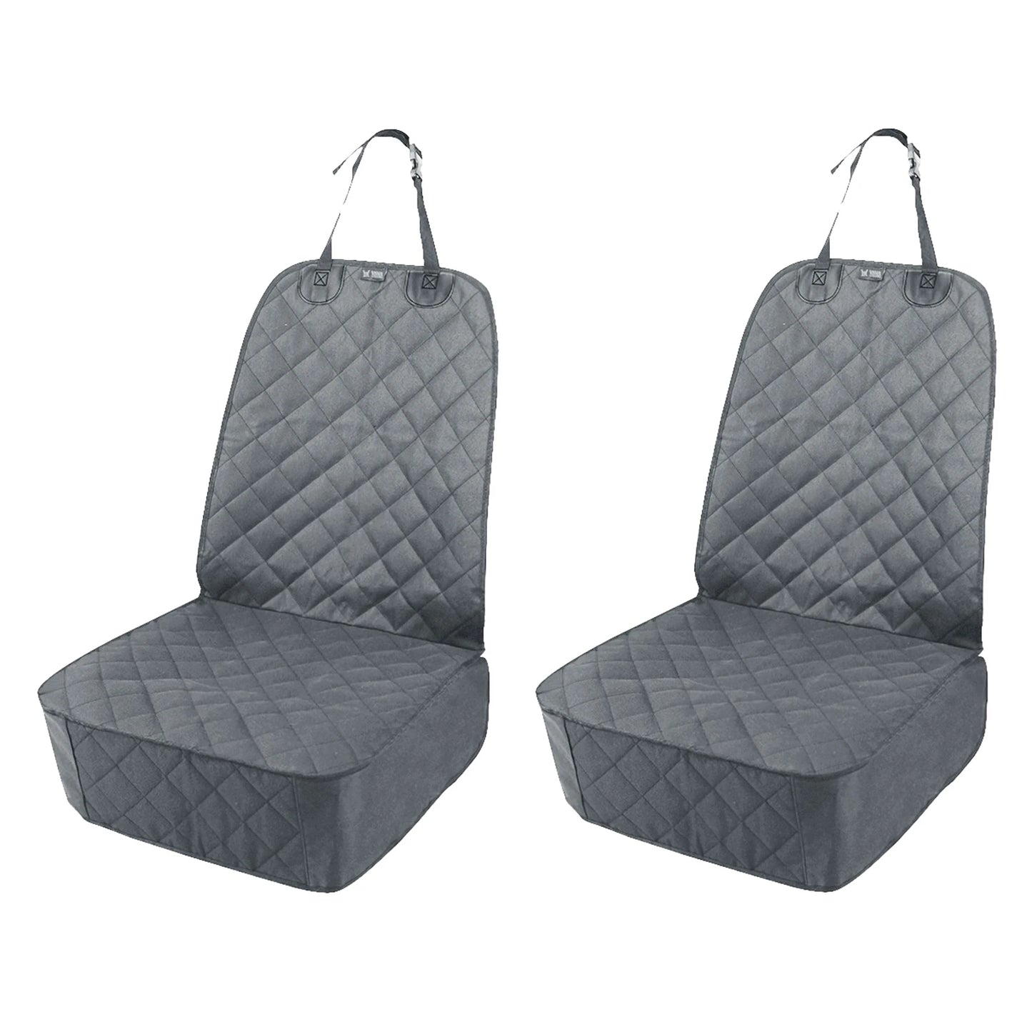 2Pcs Dog Car Front Seat Covers 100% Waterproof Pet Cat Dog Carrier Mat Seat Cover for Cars Trucks SUV Front Seat Dog Accessories