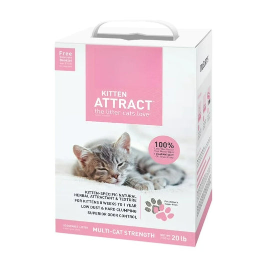 Kitten Attract™ Clumping Clay Cat Litter 20 lb. Box