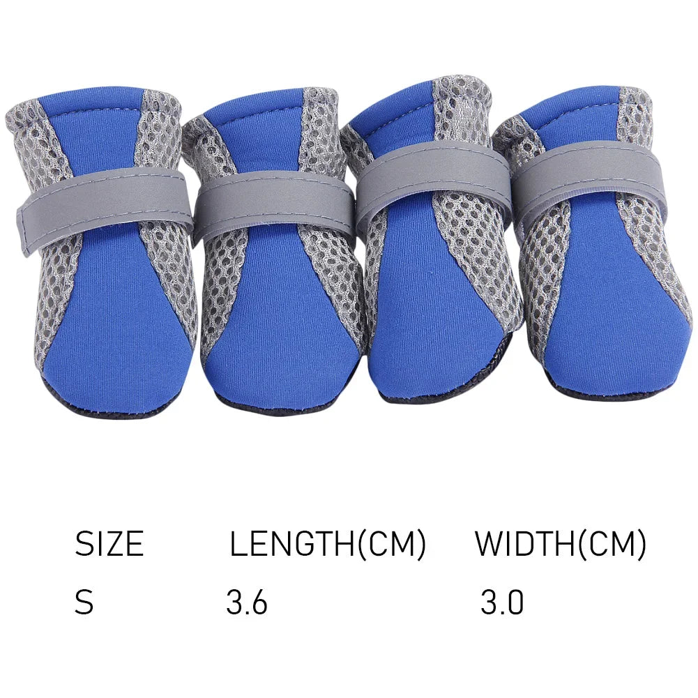 Non-Slip Dog Sport Shoes Pet Paw Protector Puppy Waterproof Casual Anti-skid Sneakers Dog Breathable Booties for Pet Supply
