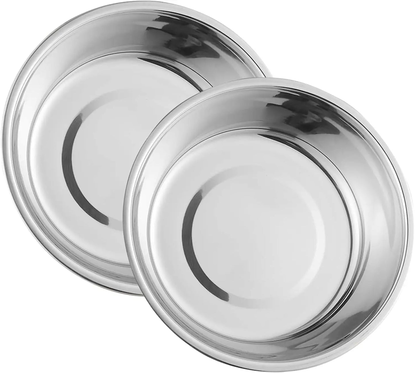 Upgraded Elevated Cat Bowls with Food Mat,15°Tilted Stand Anti Vomiting Raised Cat Dishes for Food and Water,2 Stainless Steel B