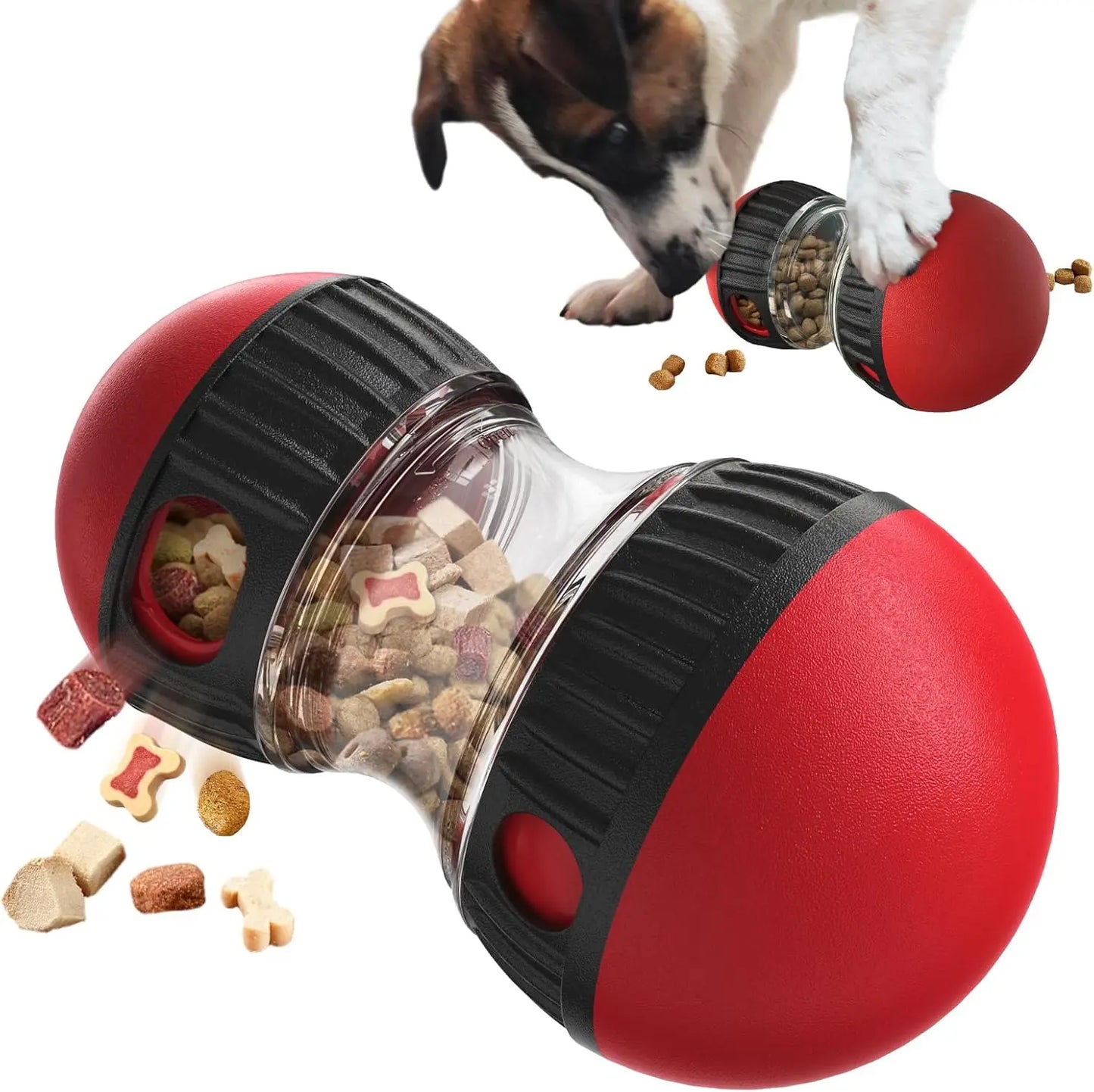 Dog Puzzle Toy Adjustable Treat Dispensing Ball Food Dispenser Tough Slow Feeder Puppy Enrichment Training Toy Pet Interactive C