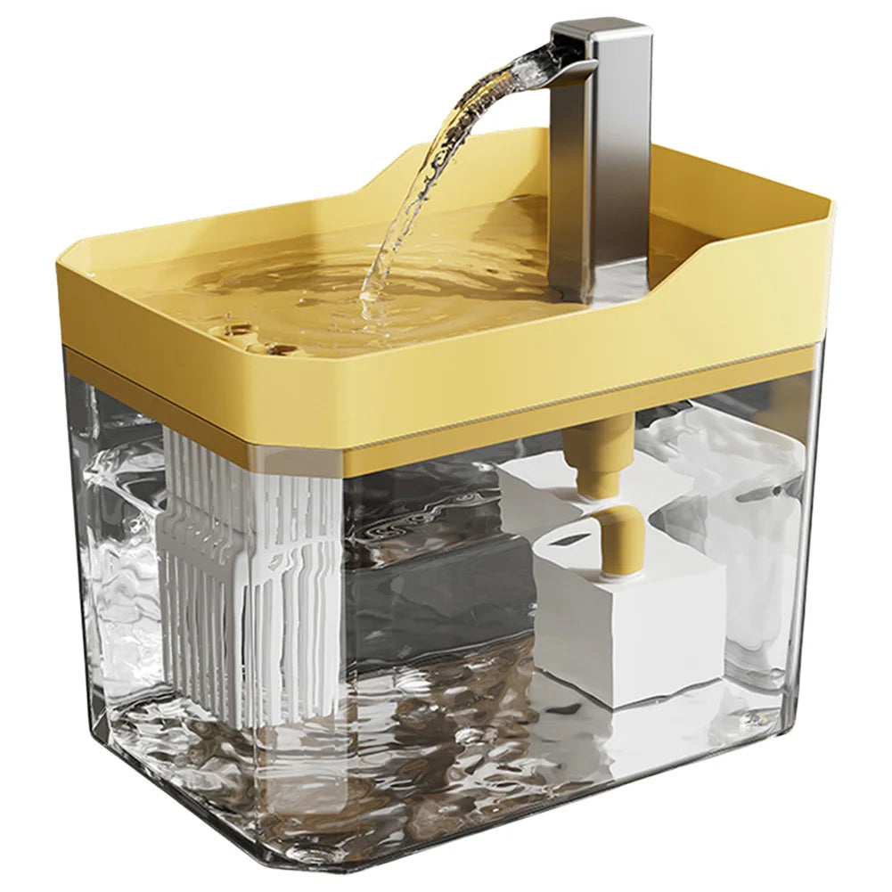 Cat Water Fountain with Quiet Pump Auto Filter USB Anti-Dry Burning Pet Fountain Cat Drinker for Cats Indoor