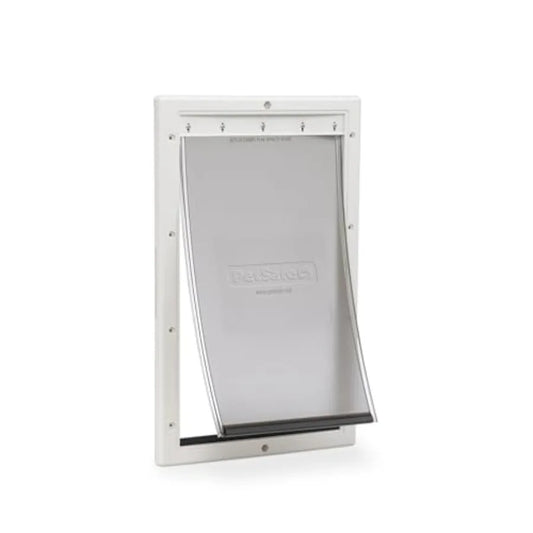 NEVER RUST Dog and Cat Door For Pets Up To 100 lb Paintable Easy DIY Installation Closing Panel Included Install in Interior an