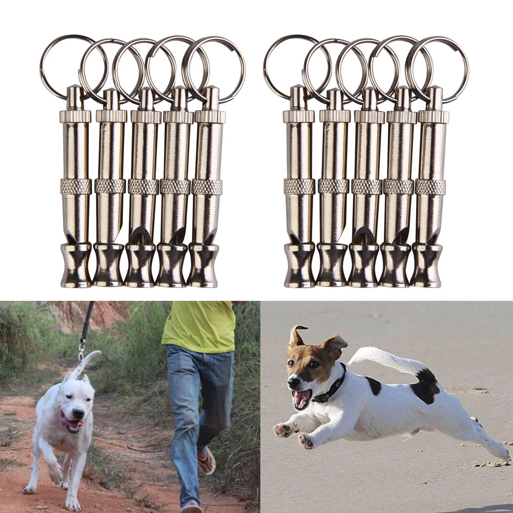 1PCS Dog Whistle Puppy Whistle Adjustable Sound Dog Training Whistle Stop Barking Ultrasonic Dog Whistle for Dog Training