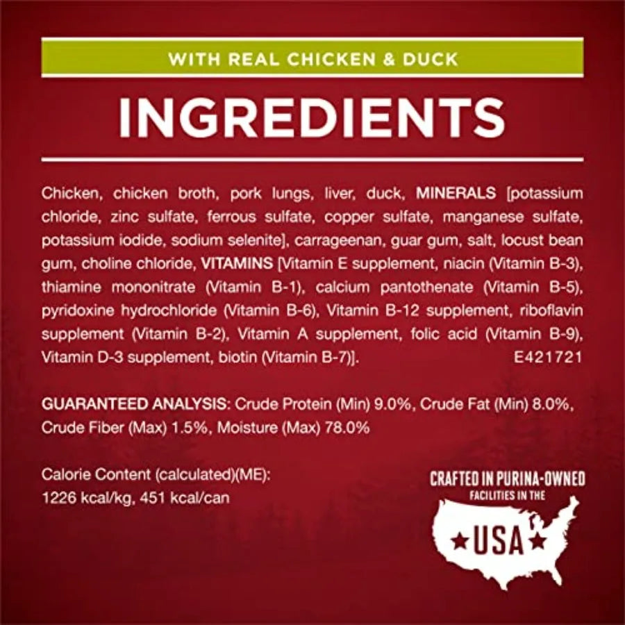 Natural Grain Free Wet Dog Food Variety Pack, True Instinct Classic Ground - 13 Ounce Pack of 6
