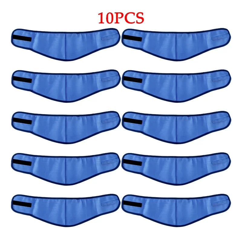 Dog Ice Bandana Cooling Dog Neck Cooler Breathable Dog Collar Bandanas Heat Dissipation Triangle Scarfs Pet Cooling Collars