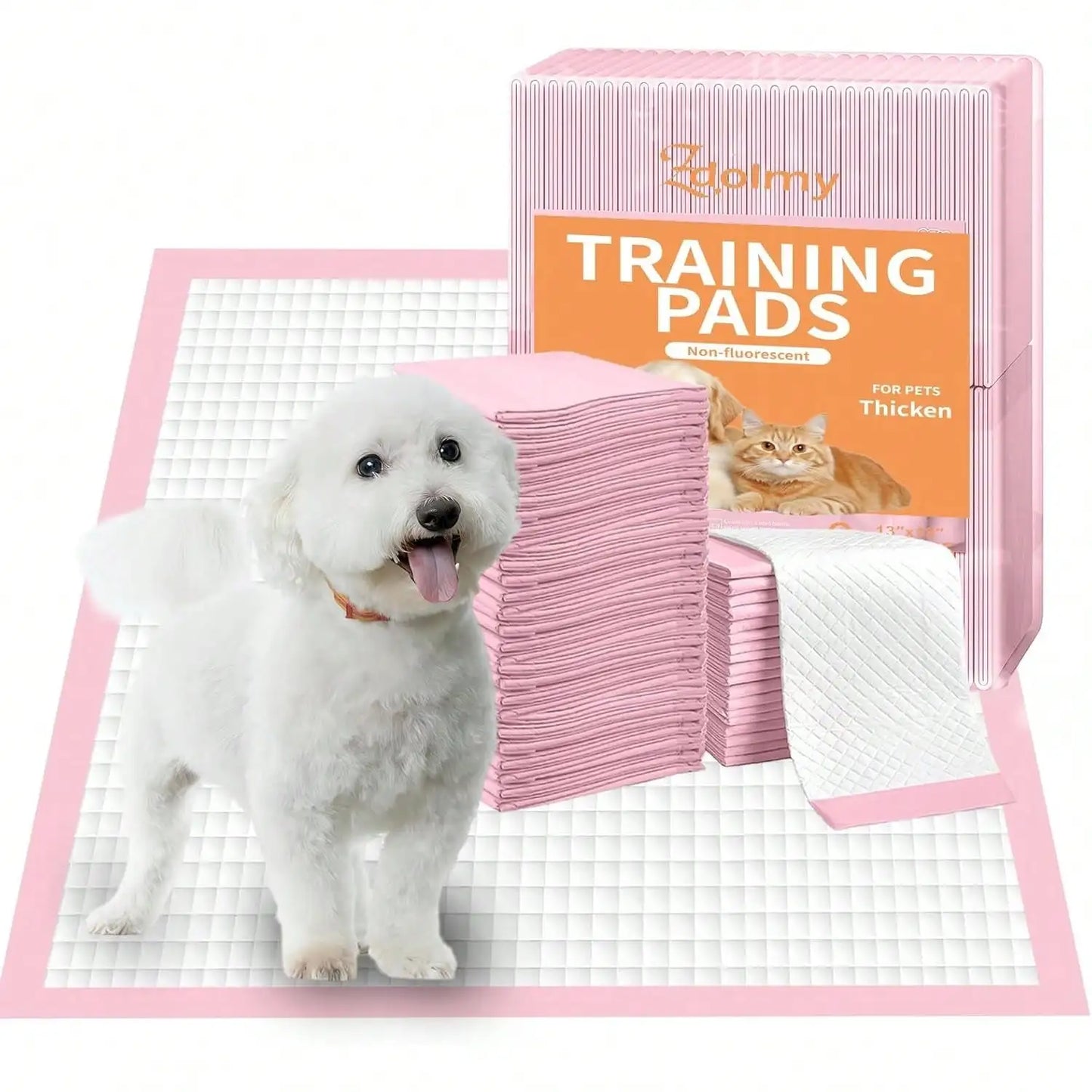 Pet Toilet Training Pads Disposable Puppy Pee Pads For Pets, Ultra Absorbent|Quick Dry|Leak-Proof Pet Potty Pads For Dog, Cat, R
