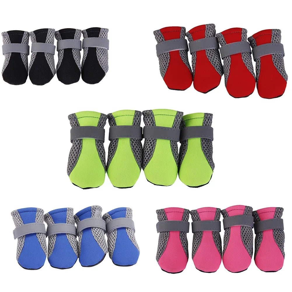 Non-Slip Dog Sport Shoes Pet Paw Protector Puppy Waterproof Casual Anti-skid Sneakers Dog Breathable Booties for Pet Supply
