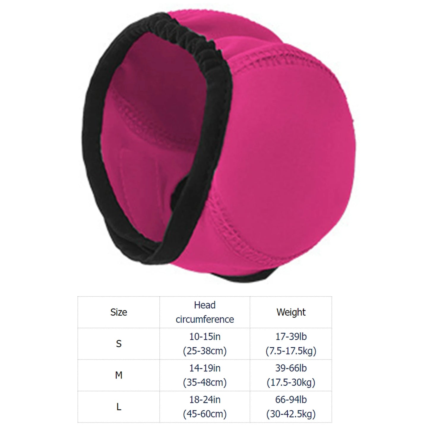 Anti Anxiety Dog Ear Muffs Hood Cover Noise Cancelling for Pets Prevent Head Shake During Grooming Force Dry Bath Trauma Care