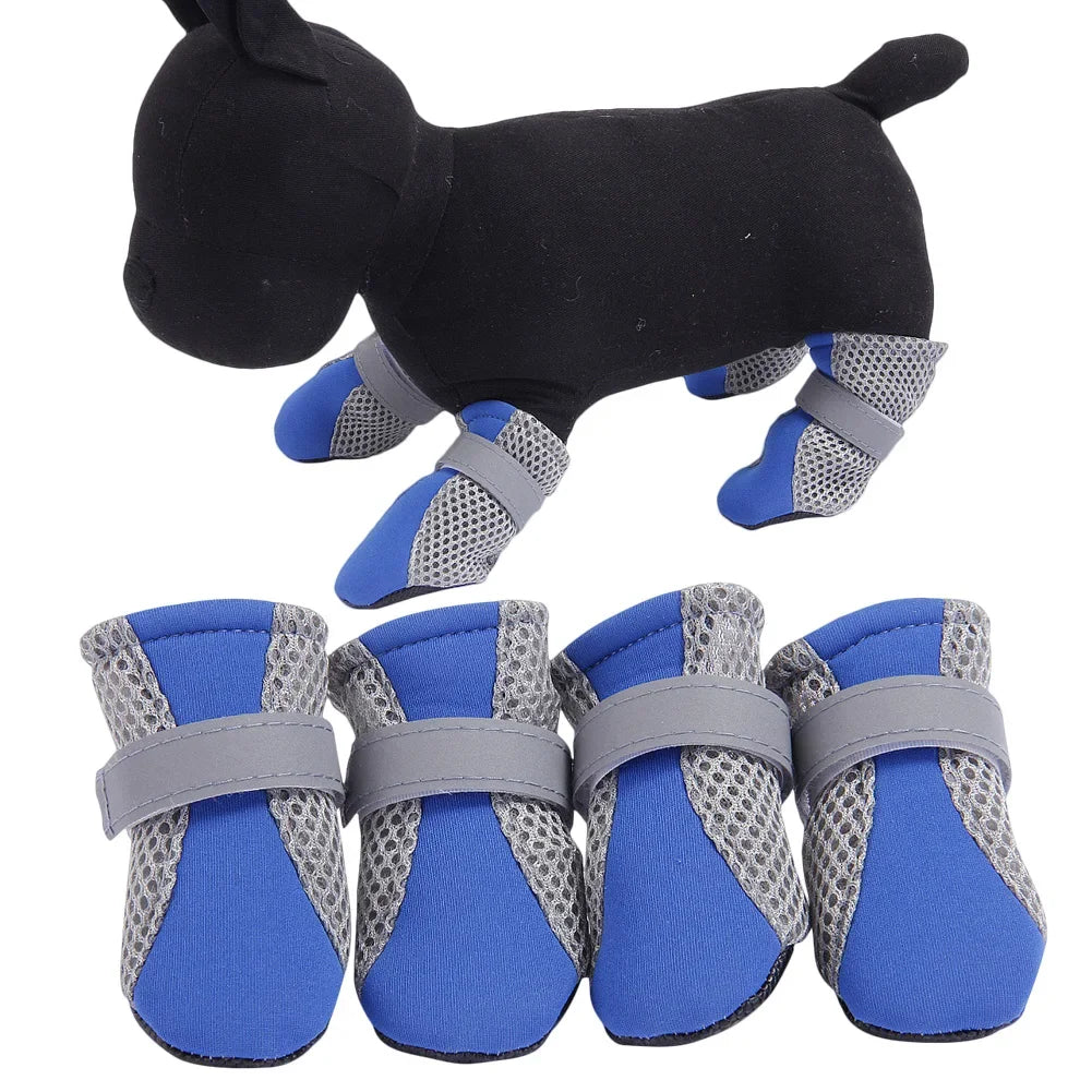 Non-Slip Dog Sport Shoes Pet Paw Protector Puppy Waterproof Casual Anti-skid Sneakers Dog Breathable Booties for Pet Supply