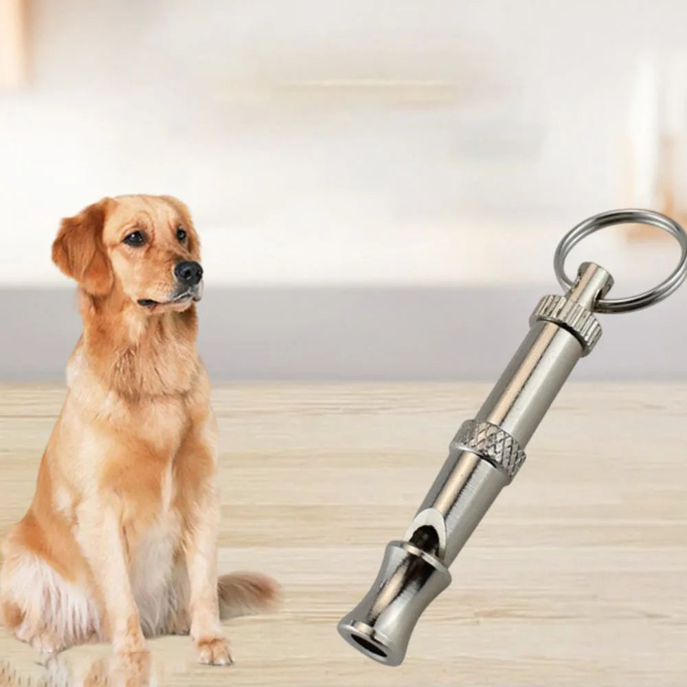 Dog Training Whistle Stop Barking Device Ultrasonic Training Adjustable Volume Whistle Dog Control Tool Puppy Training Whistle