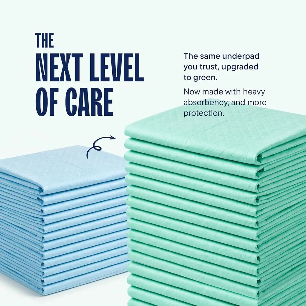 Disposable Underpads 50-Pack 17x 24 - Pee Pads or Dog, Puppy - Diaper Changing Table Pad or Baby - Incontinence Bed & Chair Line