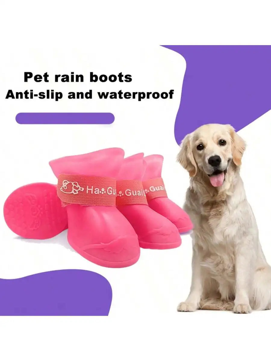Made Of Silicone, Waterproof, Non-Slip, Durable, Soft, Flexible, Breathable, Lightweight, Easy To Put On And Take Off, Adjustable Straps For A Secure Fit, Dustproof, Mudproof, And Puncture-Proof, Cute Cartoon Patterns, Suitab