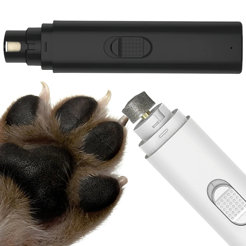 Electric Pet Nail Grinder Painless Paws Grooming and Smoothing Cat Nail Grinder 2-Speed for Small Medium Large Dogs Cats