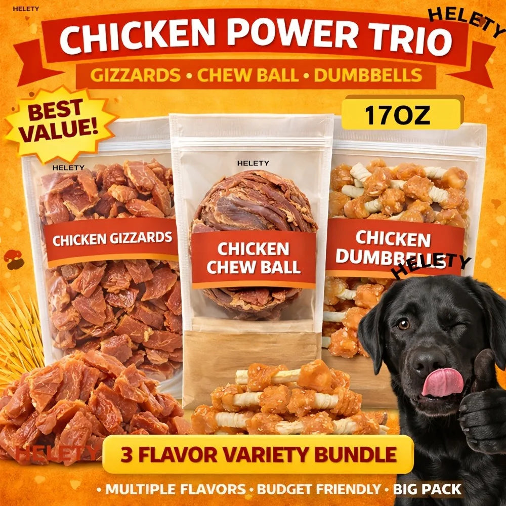 Duck Jerky & Chicken-wrapped Sweet Potato Sticks & Duck Jerky Dog Treats For Small, Medium, & Large Dog, Chewy Easily Digestible, Dog Chews Long Lasting, Training Treats For Dogs, All Black Fridays, Pet Snacks