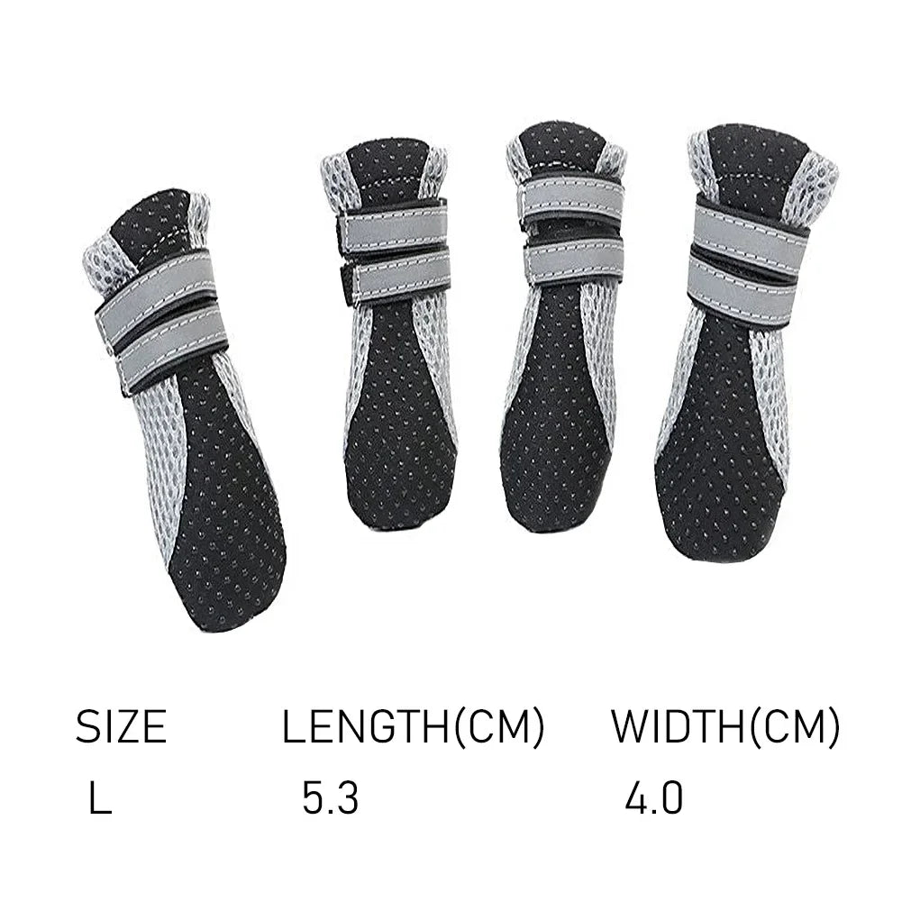 Non-Slip Dog Sport Shoes Pet Paw Protector Puppy Waterproof Casual Anti-skid Sneakers Dog Breathable Booties for Pet Supply