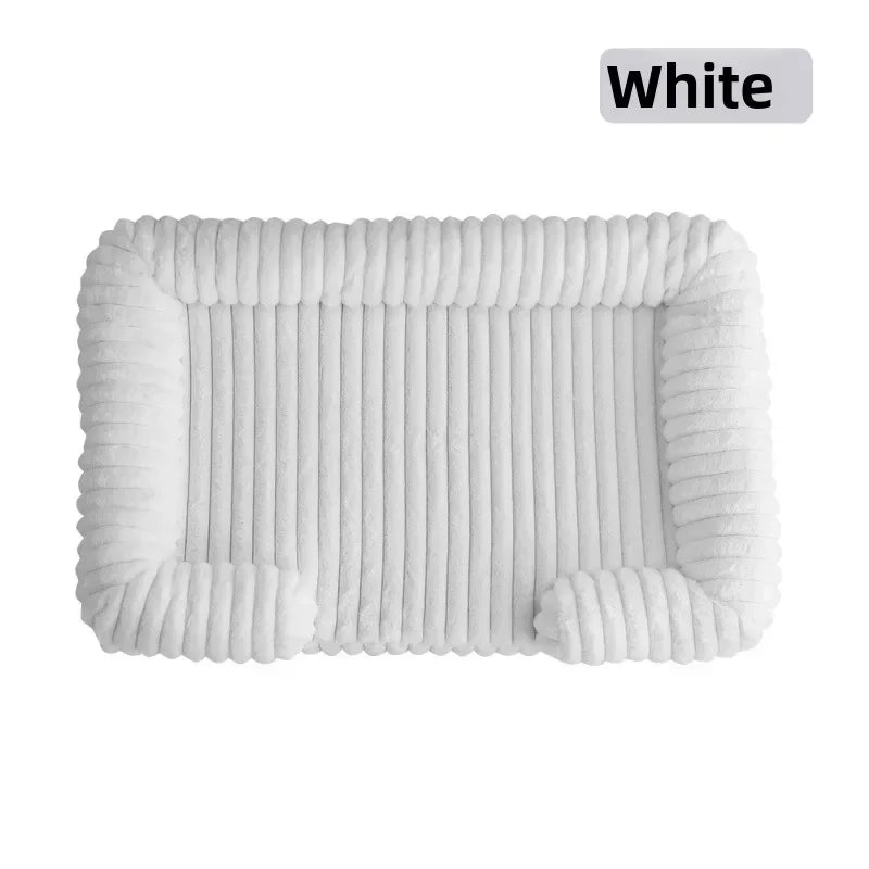 S M L XL XXL Calming Dog Bed Orthopedic Memory Foam Sofa Couch Waterproof Removable Cover Plush Mat for Small Medium Large Dogs