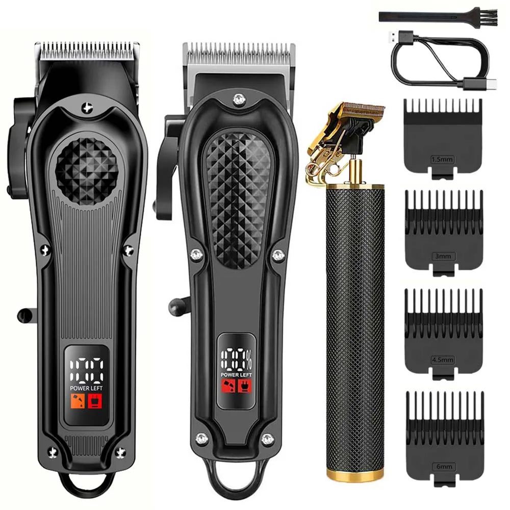 Professional Hair Clipper for Men, Electric Barber Clipper Cordless Rechargeable Hair Cutting Clippers, Men's Hair Cutting Tools