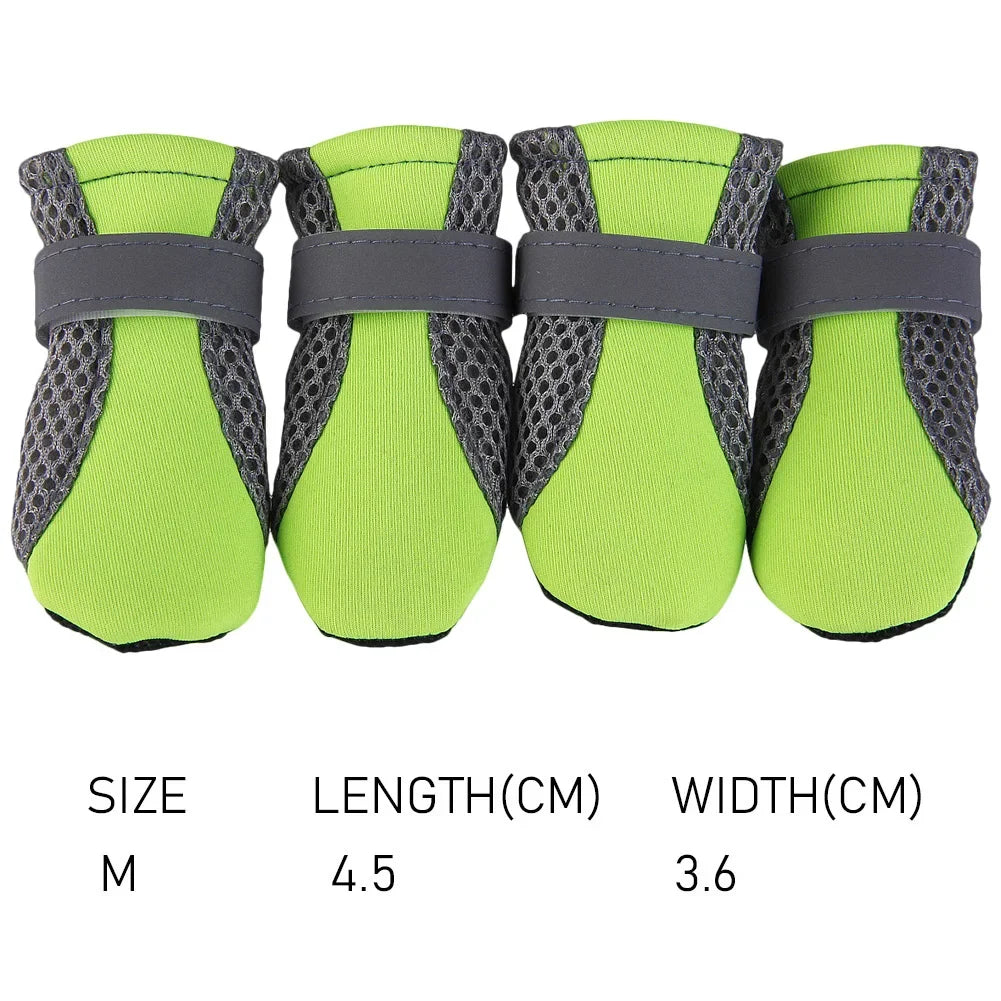 Non-Slip Dog Sport Shoes Pet Paw Protector Puppy Waterproof Casual Anti-skid Sneakers Dog Breathable Booties for Pet Supply