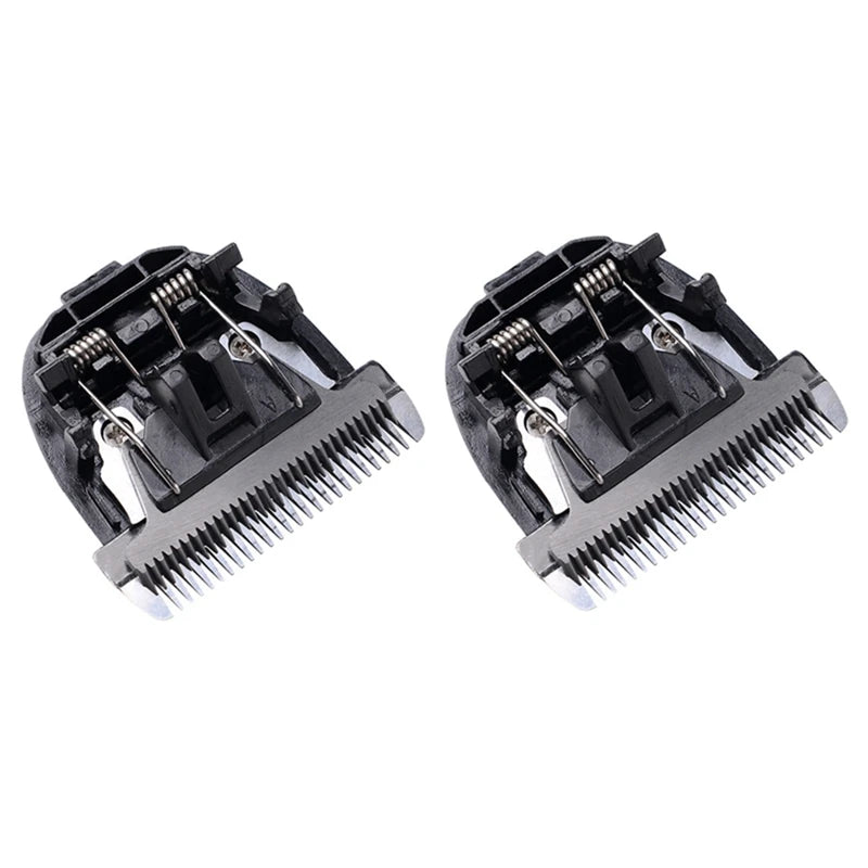 2X Black  Titanium Knife Pet Dog Hair Trimmer Blade Clipper Head For Baorun P2 P3 P6 P9 S1 LILI ZP-295 ZP-293 4