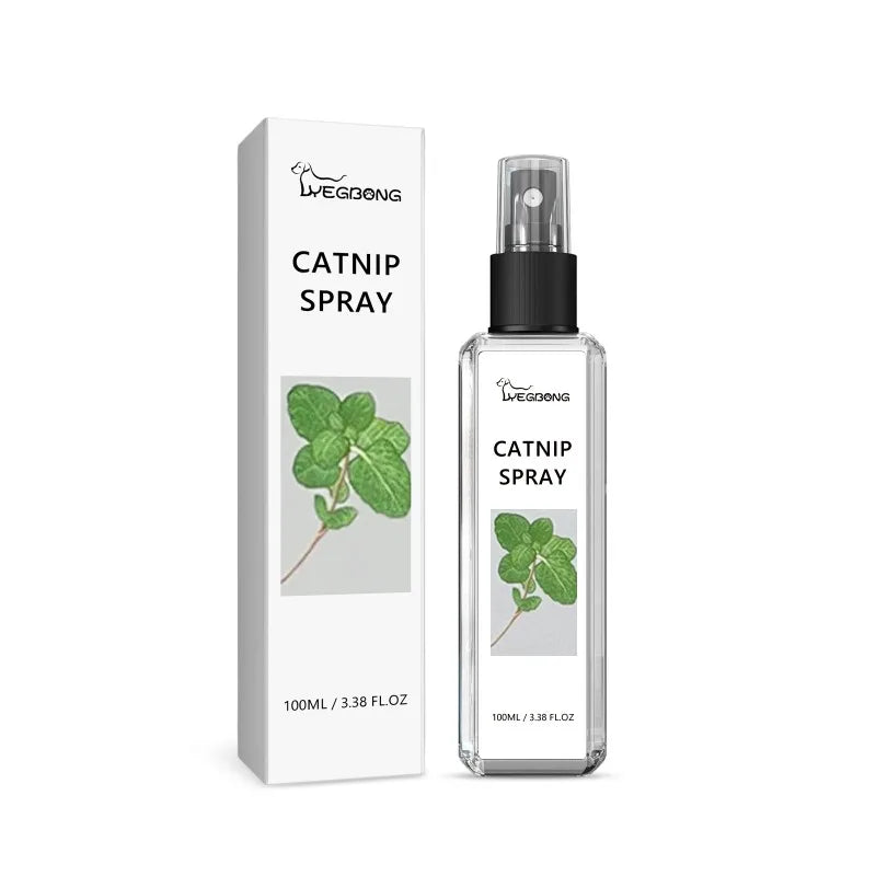 Catnip Spray Relieves Cats' Anxious Moods and Enhances Pets' Vitality for Healthy Care