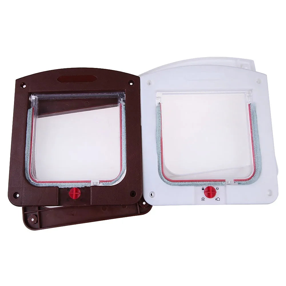 Dog Interior Door Lockable Pet Door Small Pet Gate Door Kit for Dog Cats