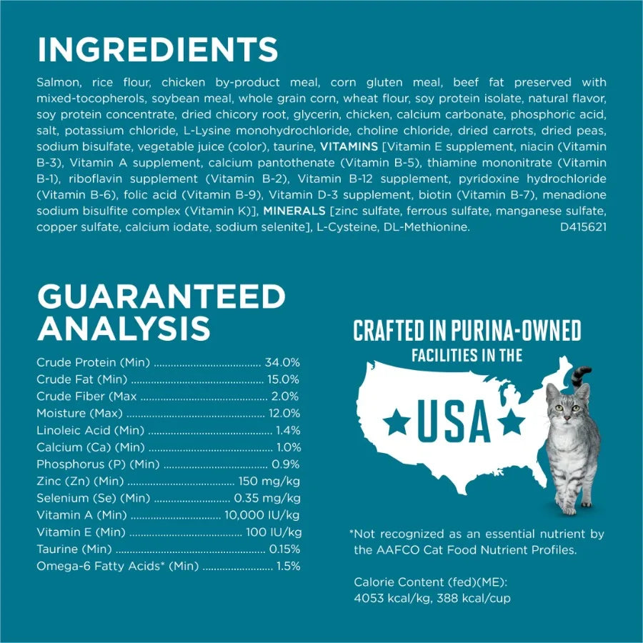 Tender Selects Blend With Real Salmon Digestive Care Natural Dry Cat Food, 7 lb.