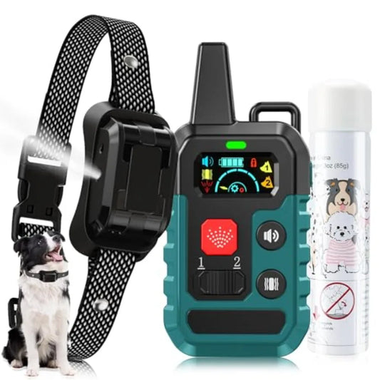 Citronella Training Collar for Dog: IPX7 Waterproof, Citronella Spray, Beep/Vibration/Spray 4 Mode, 6 Sensitivities, Adjustable