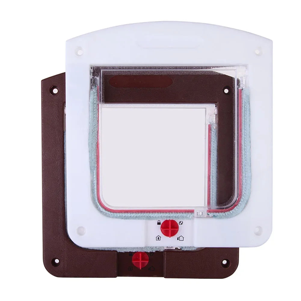Dog Interior Door Lockable Pet Door Small Pet Gate Door Kit for Dog Cats