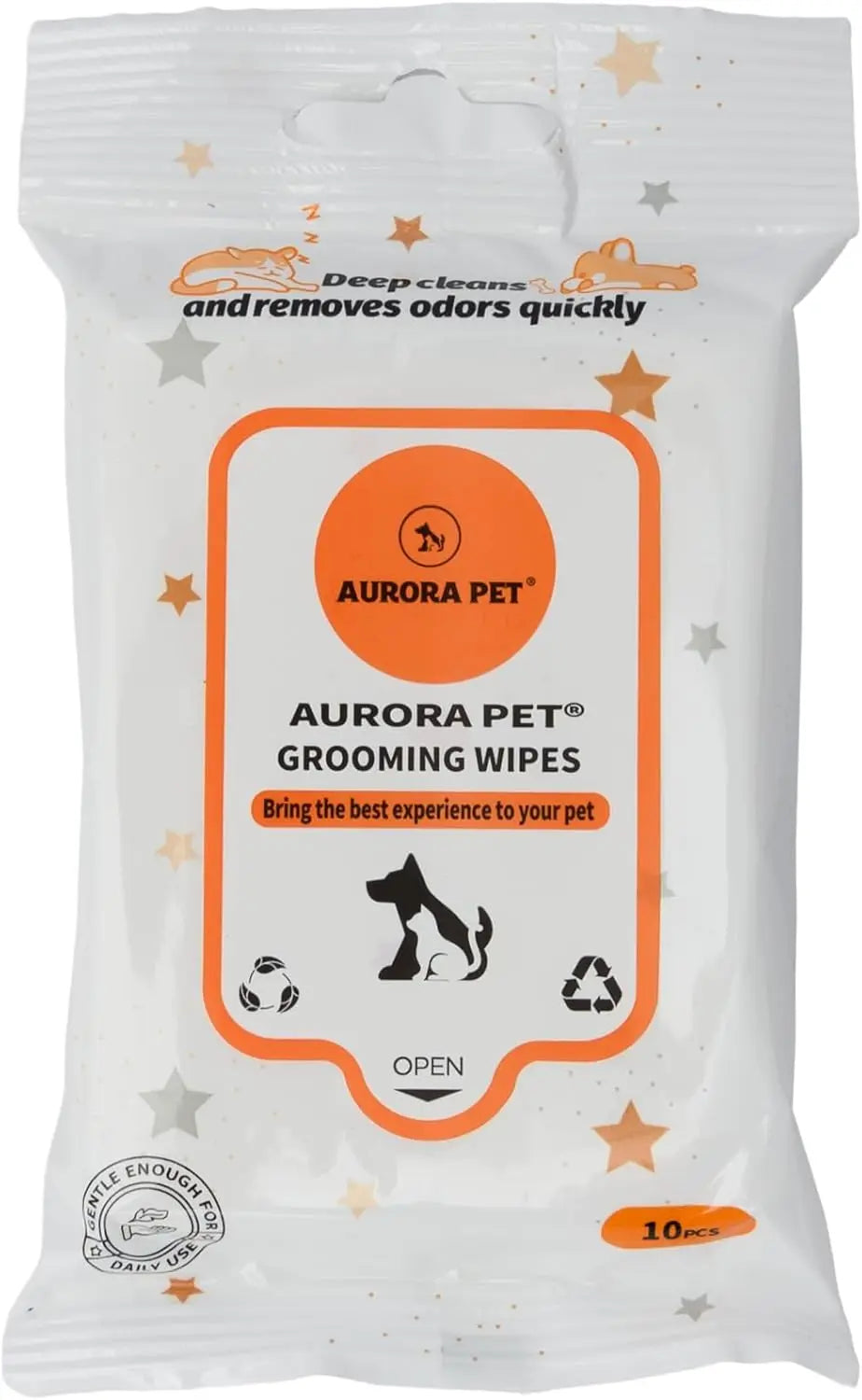 60-Count Plant-Based Pet Wipes – Hypoallergenic, Alcohol-Free, Safe for Dogs & Cats