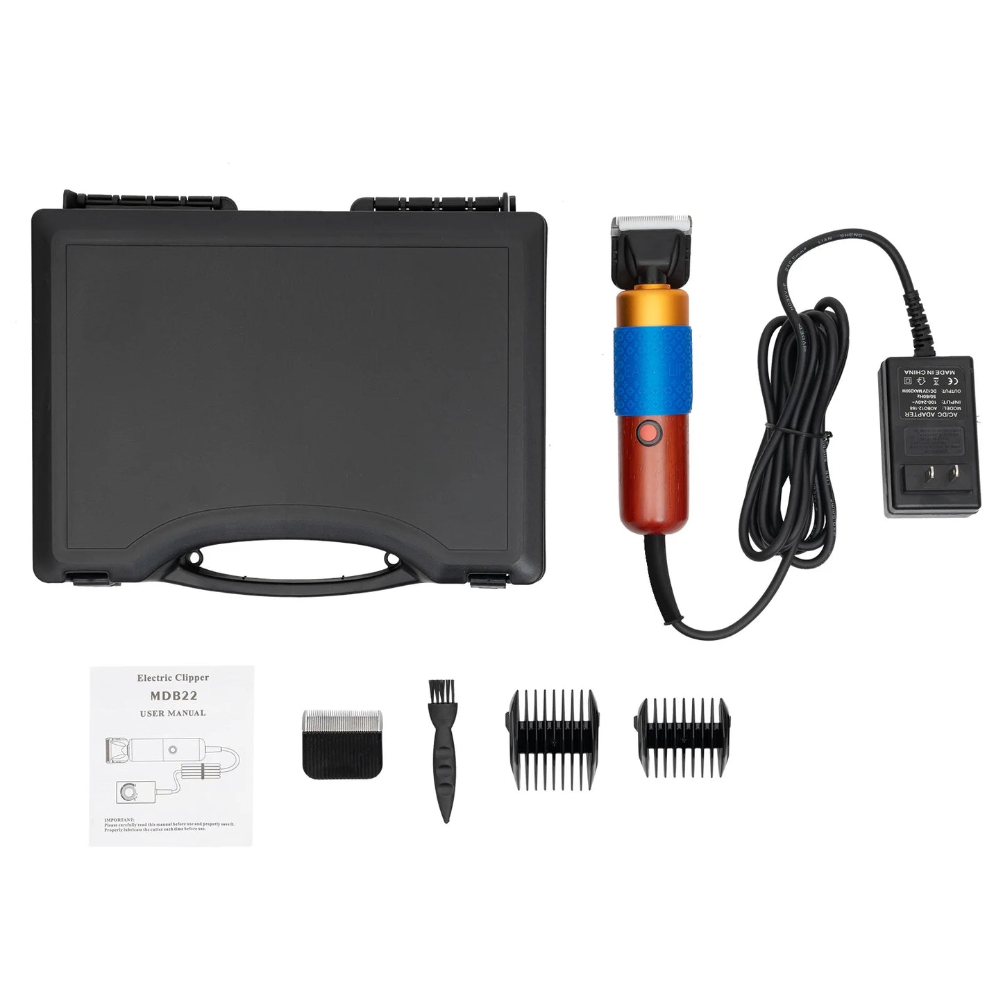 110V/220V 36W Regulation Pet Electric Push Shear Mahogany Handle Professional Shearing Machine Rabbit Hair Shear Wool Shear