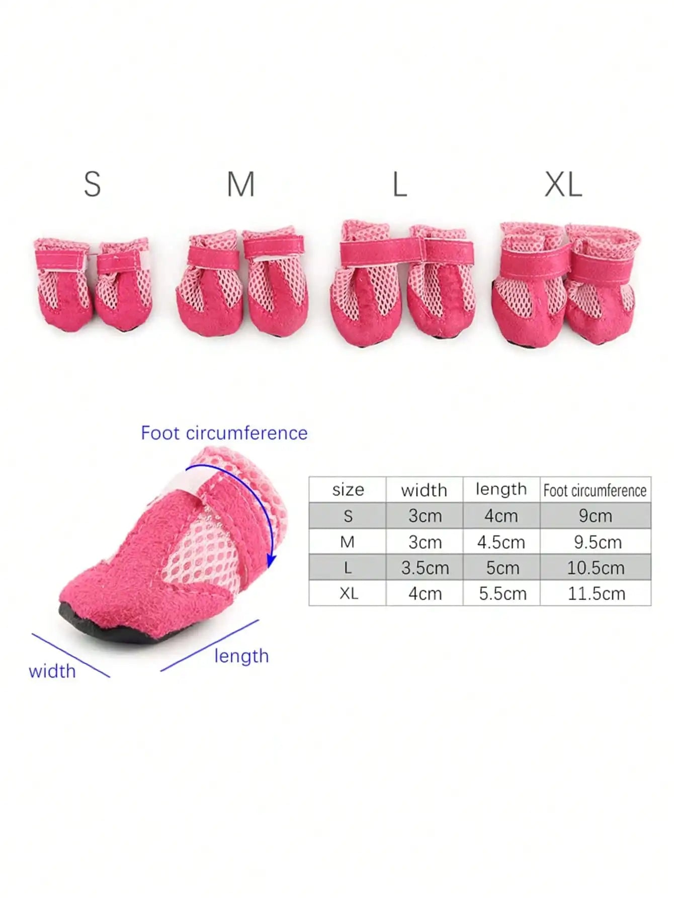 Summer Pet Shoes, Dog Breathable Mesh Casual Soft Bottom Indoor Shoes For Teddy, Poodle
