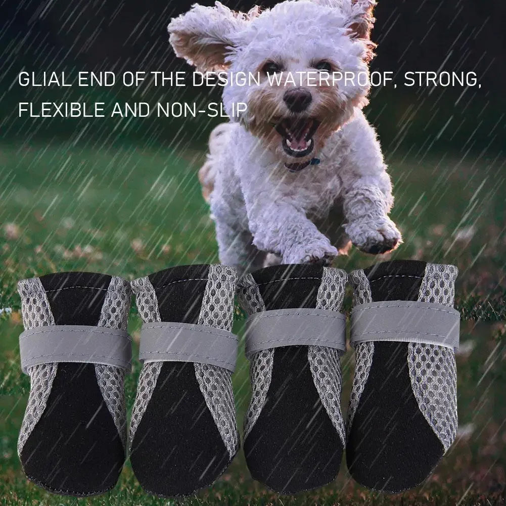 Non-Slip Dog Sport Shoes Pet Paw Protector Puppy Waterproof Casual Anti-skid Sneakers Dog Breathable Booties for Pet Supply
