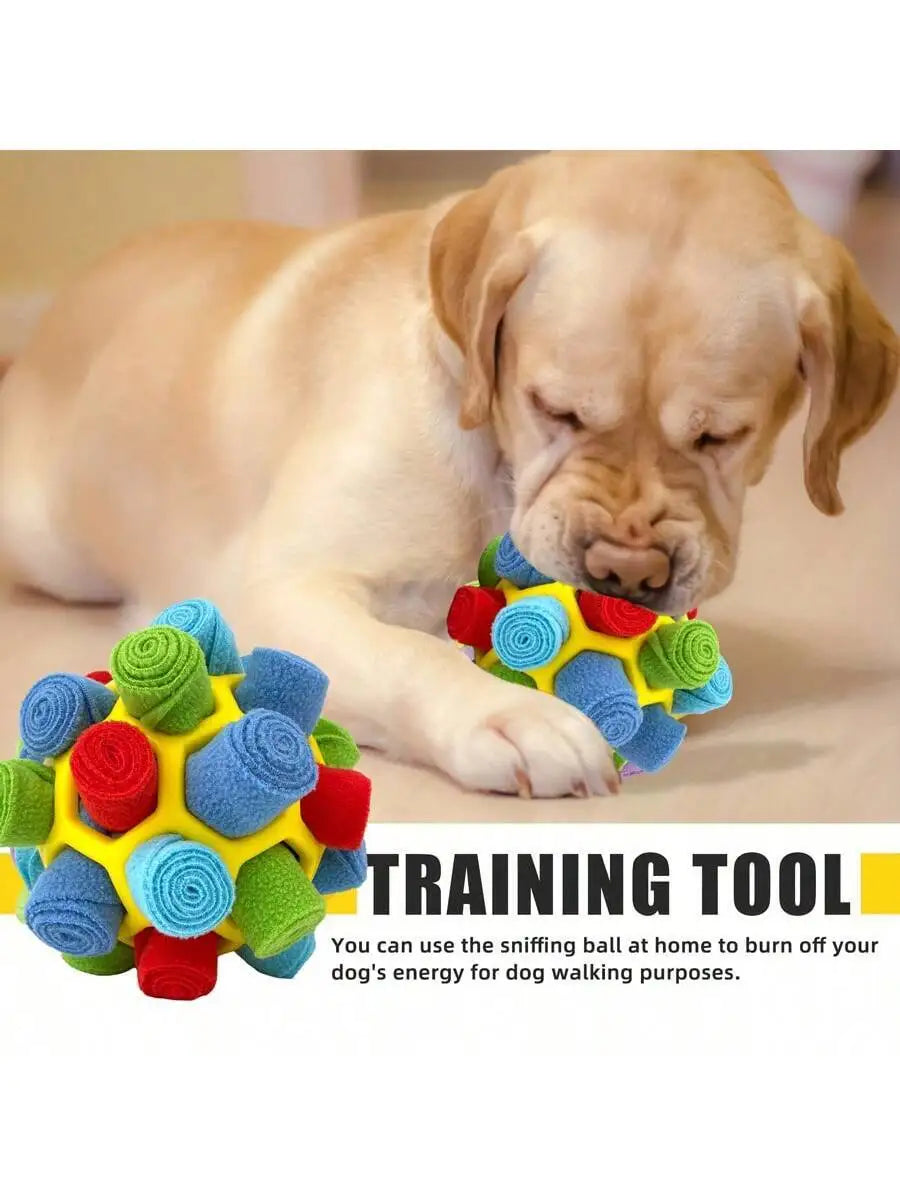 Snuffle Ball For Dogs Training Treat Dispenser Interactive Pet Toy