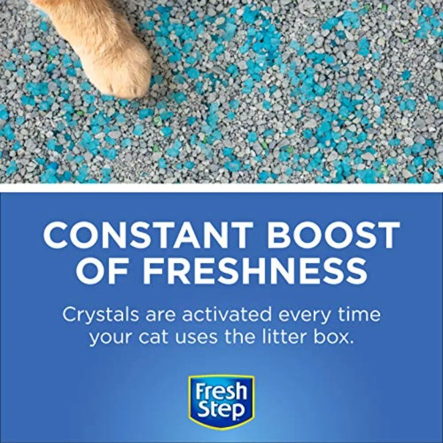 Non-Toxic Cat Litter Crystals Deodorizer for Litter Boxes with Odor Neutralizing Properties to Control Smells and Keep Home Are