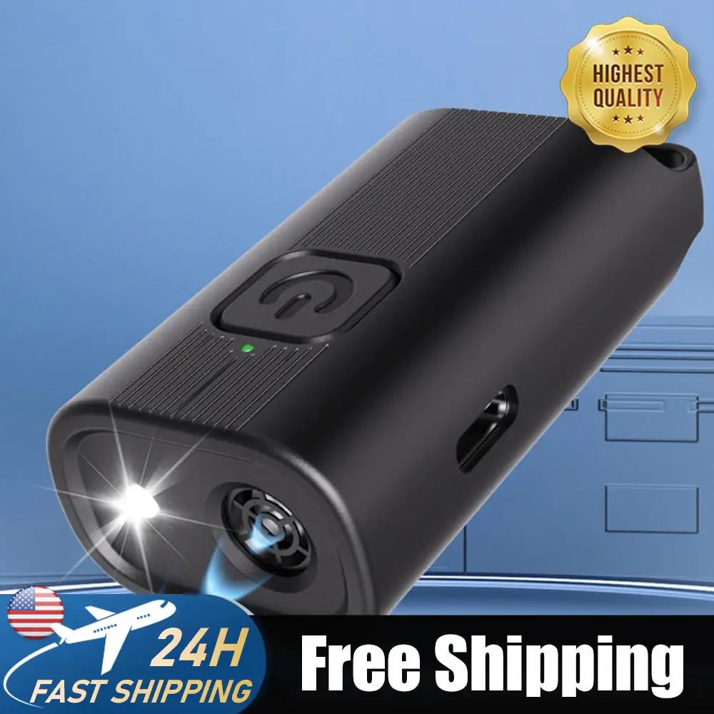 Ultrasonic Dog Bark Deterrent Device Long Range Rechargeable Anti-Barking Device Pet Dog Repeller for Small/Medium/Large Dogs